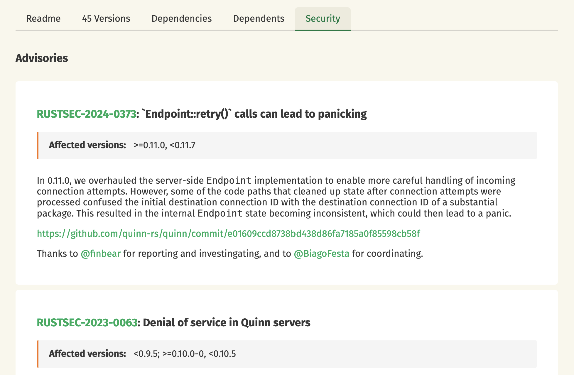 crates.io: development update