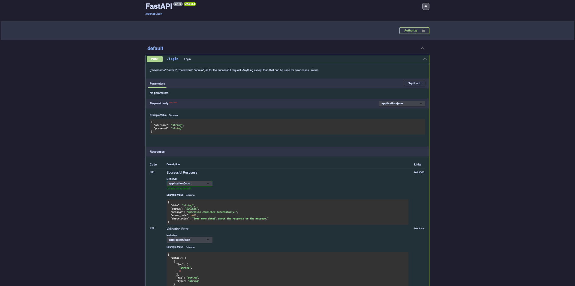 Improving FastAPI Swagger UI with a Dark / Light Mode Toggle