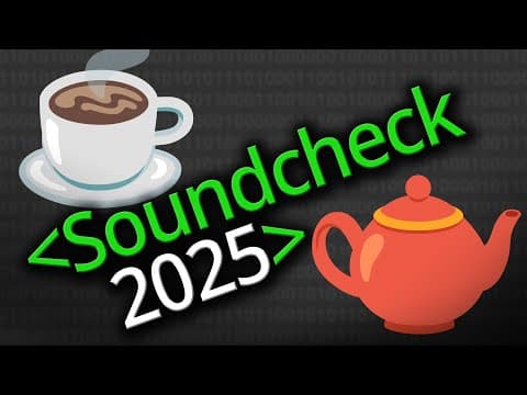 Do Computer Scientists Prefer Tea or Coffee? (Microphone Sound Check Question 2025)  - Computerphile