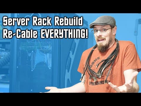 Rack Rebuild 2026 - Re-Cabling Everything