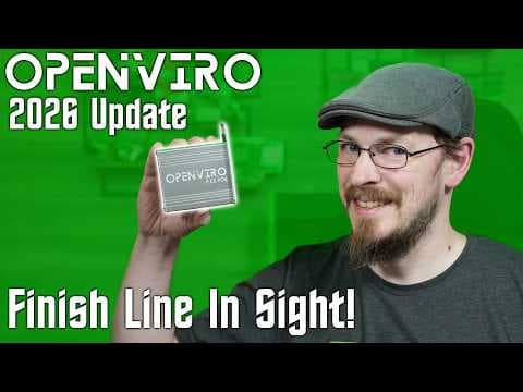 Logistics, 3D Printing, Lasers, Manufacturing - Openviro 2026 Update