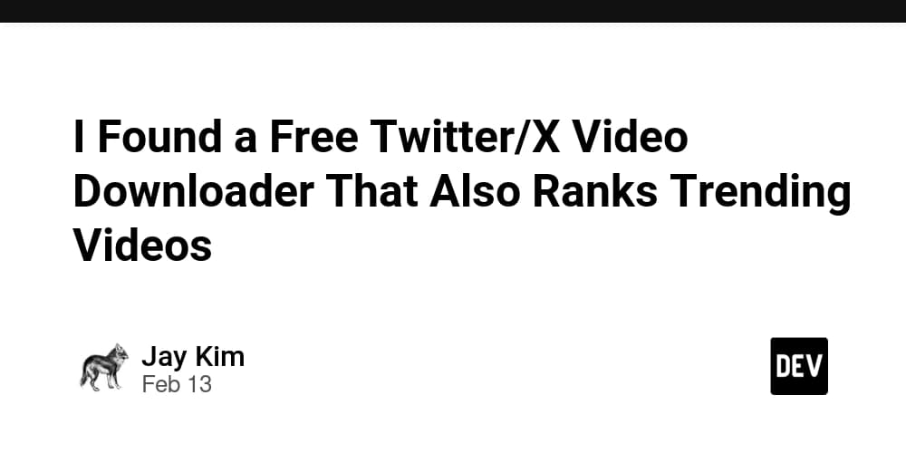 I Found a Free Twitter/X Video Downloader That Also Ranks Trending Videos