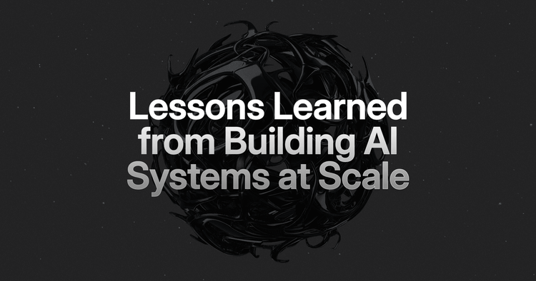Lessons Learned from Building AI Systems at Scale